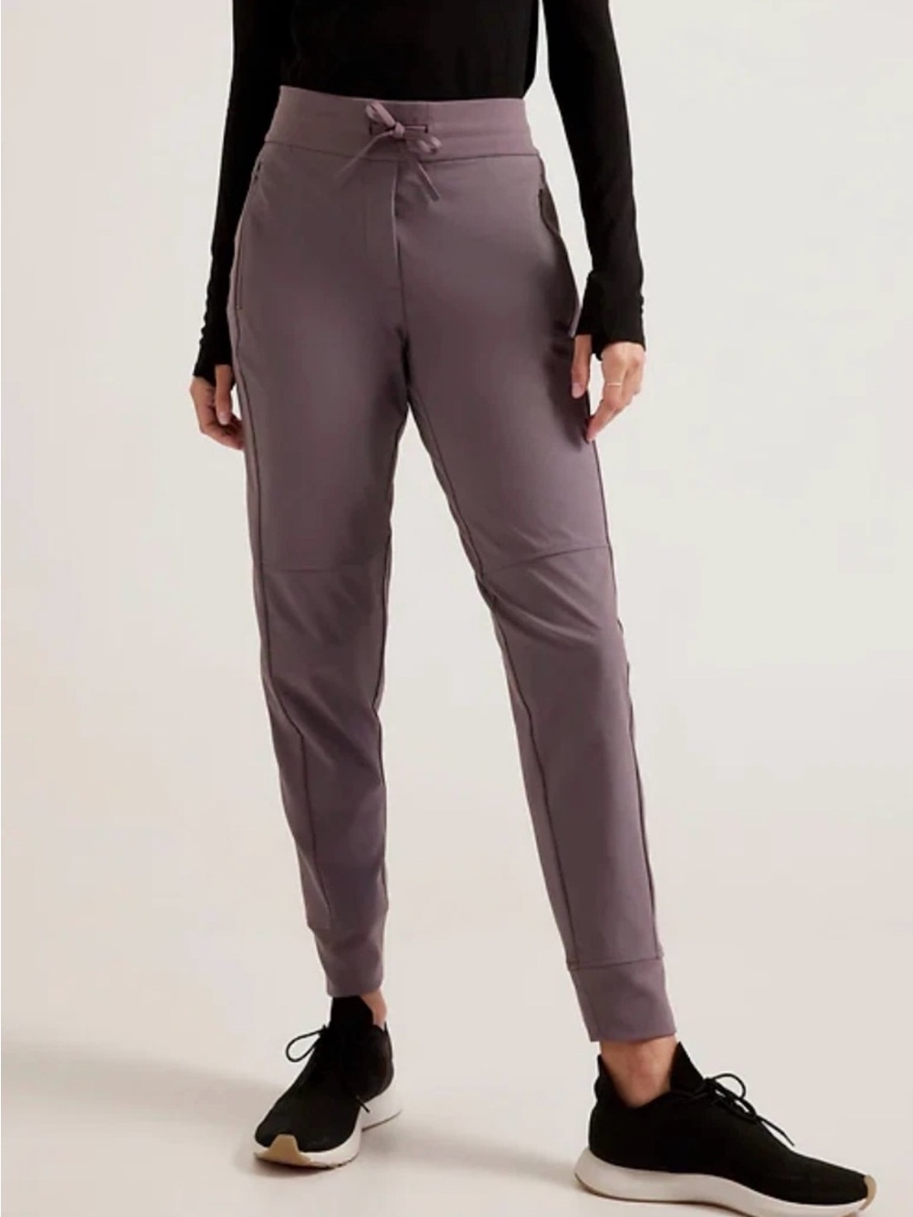 New Athleta Headlands Hybrid Trek Mid Rise Jogger Dusk Purple #486183 SZ 6